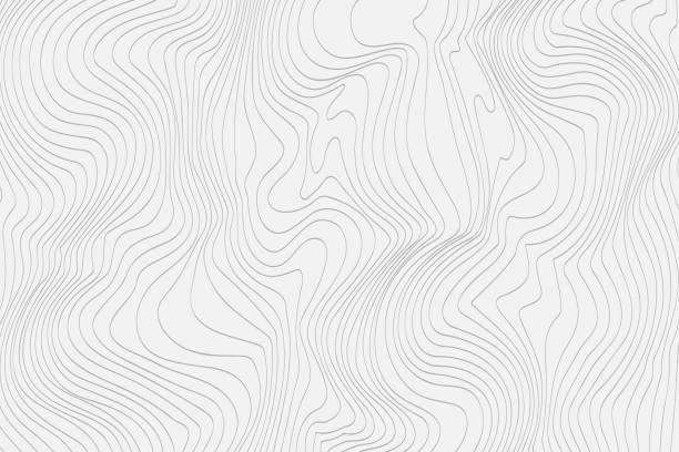 Gray linear abstract background for your design Vector Gray linear abstract background for your design. Vector illustration. contour line stock illustrations