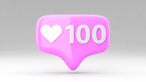 istock One hundred likes social media bubble with heart icon 1175783581