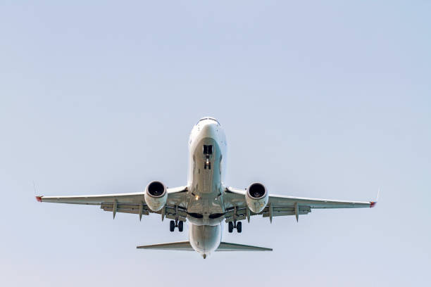 istock Passenger airplane landing or taking off. 1175784240