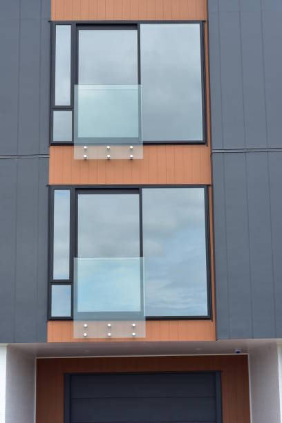 istock Modern Townhouse Exterior Detail 1175785707