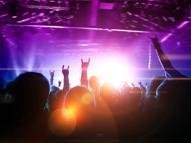 istock Concert crowd in front of a live stage 1175788679