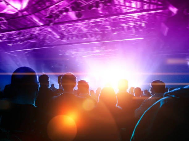 istock Concert crowd in front of a live stage 1175788680