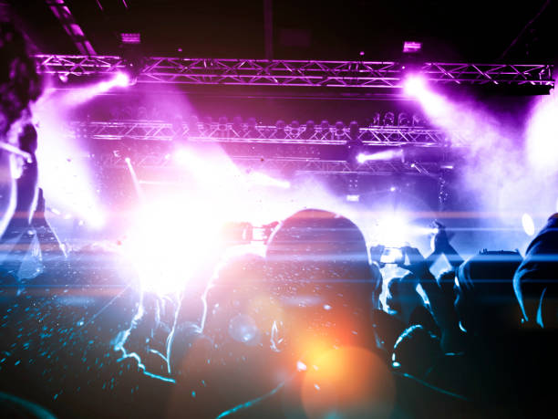 istock Concert crowd in front of a live stage 1175788698