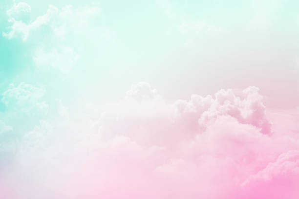 istock artistic soft cloud and sky with pastel color  ,nature abstract background 1175798530