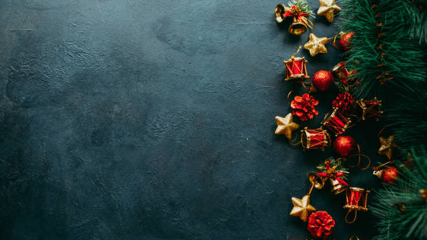 istock festive christmas background fir tree ornament 1175802899
