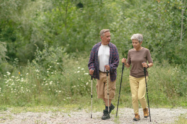 istock Senior couple hiking 1175803668