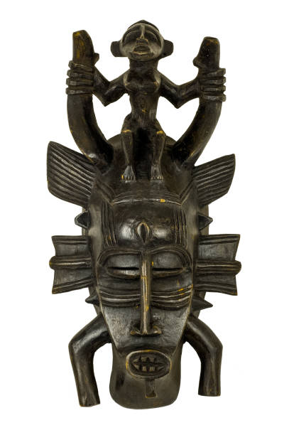 istock Senufo African Carved Mask 1175808477