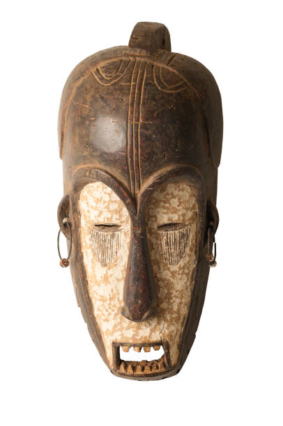 istock African Ceremonial Carved Mask 1175809031
