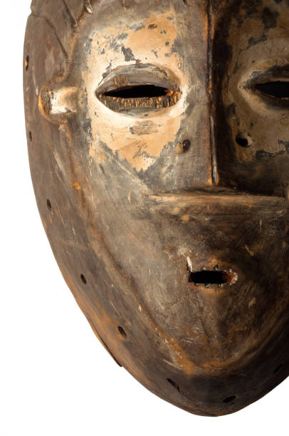 istock African Ceremonial Carved Mask 1175809056
