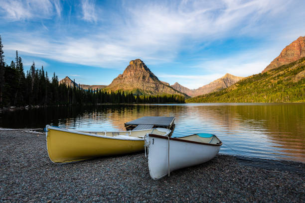 istock Two Medicine Lake at Dawn 1175816434