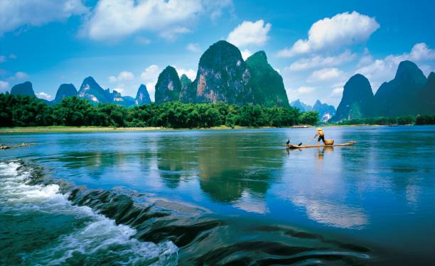istock Lijiang River in Guilin 1175827129