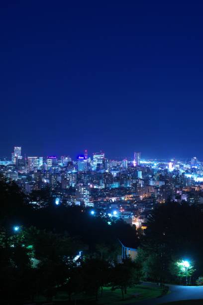 istock The mid-autumn moon shining in Japan's three major night views 1175831698