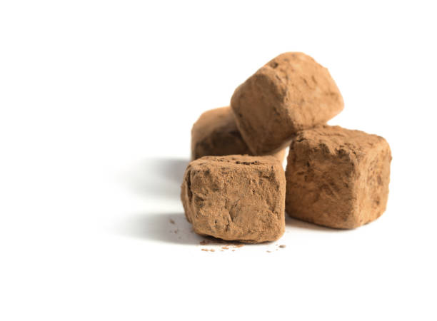 istock homemade chocolate candy on white background 1175837186