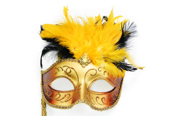 istock Colorful Venetian mask for a celebration on an isolated background 1175838650