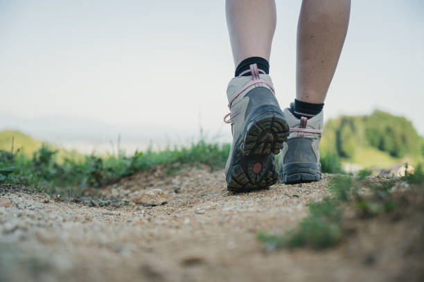 istock Low angle view of female hiker 1175838974