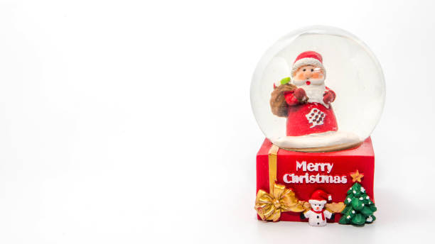 istock Christmas snow globe isolated on white background 1175839466