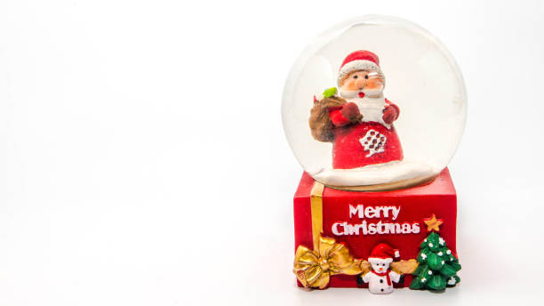istock Christmas snow globe isolated on white background 1175839473