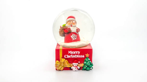 istock Christmas snow globe isolated on white background 1175839475