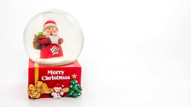 istock Christmas snow globe isolated on white background 1175839494