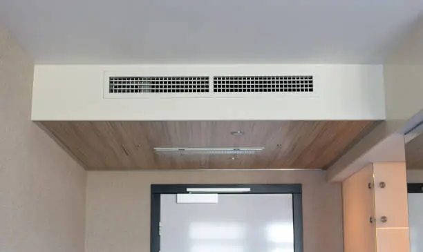 Airvent in a hotelroom in the Netherlands