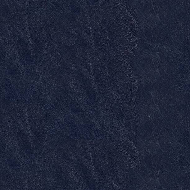 istock Luxury glossy dark blue leather, abstract background. Seamless square texture, tile ready. 1175863754