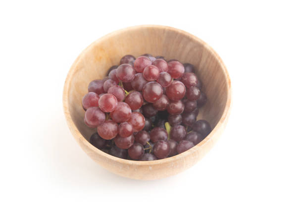 istock close up fresh red and purple grape on white background 1175863844