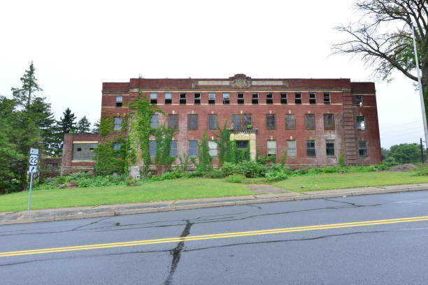 Abandoned state Police station.