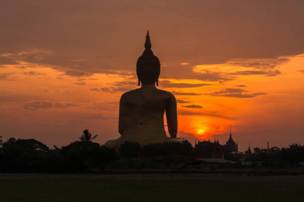 istock Big Buddha and sunlight in the morning 1175868552