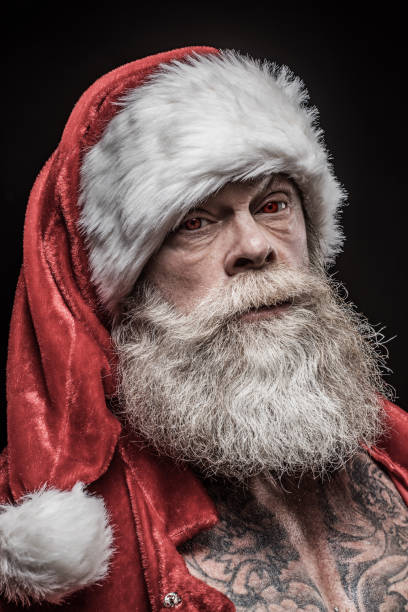 istock Bad Santa Claus Portrait 1175868818