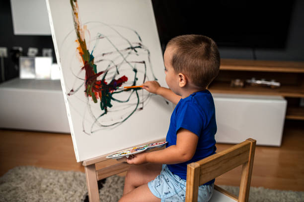 istock Little artist 1175876380