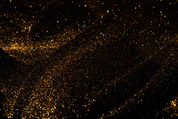 Splash of golden sparkles
