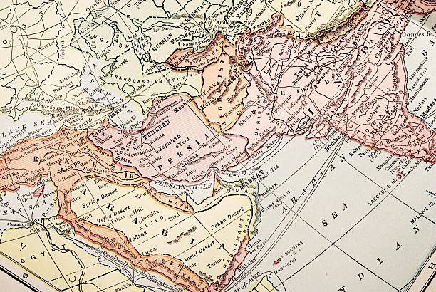 istock Antique map of Middle East 117589240