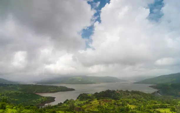 Koyna dam backwaters, Maharashtra, India