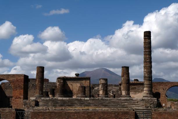 istock Ruins of Pompeii and Vesuvius 1175896854