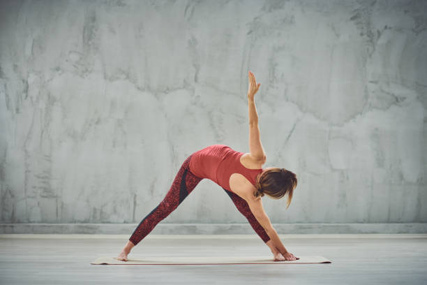 istock Woman doing yoga. 1175898563