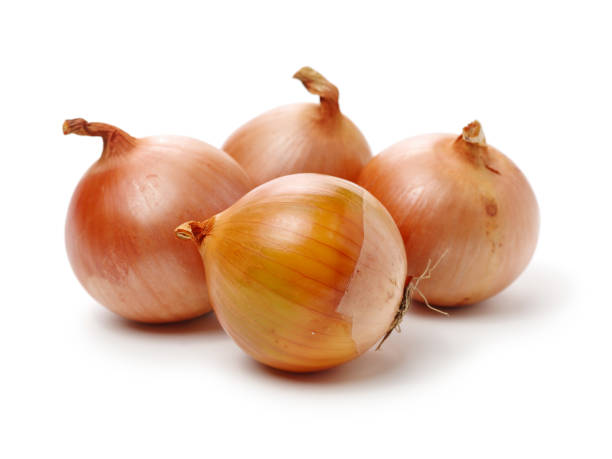 istock Gold onion vegetable bulbs 1175900373