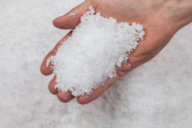 istock Recycled Low Density Polyethylene. Plastic white pellets. Polymer beads. LDPE Recycled. 1175901499
