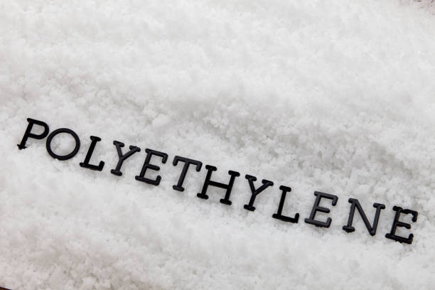 istock Recycled Low Density Polyethylene. Plastic white pellets. Polymer beads. LDPE Recycled 1175901621