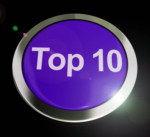 istock Top 10 concept icon means list of winners or finalists - 3d illustration 1175907524