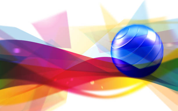 istock Pilates Ball On An Abstract Background 1175910897