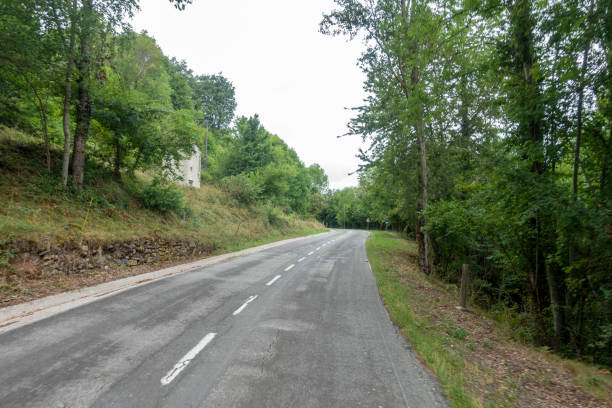istock Road between Olot and Ripoll in the Catalan Pyrenees 1175913017