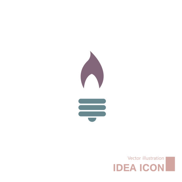 ilustraciones, imágenes clip art, dibujos animados e iconos de stock de idea de diseño de icono. - light bulb business wisdom abstract