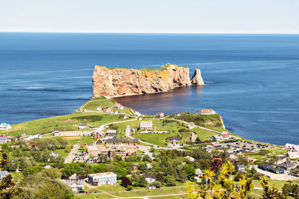 istock Nice Famous Rocher Perce rock in Gaspe 1175917773