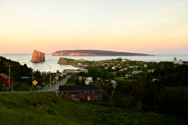 istock Nice Famous Rocher Perce rock in Gaspe 1175917843