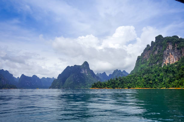 istock Cheow Lan Lake cliffs, Khao Sok National Park, Thailand 1175920707