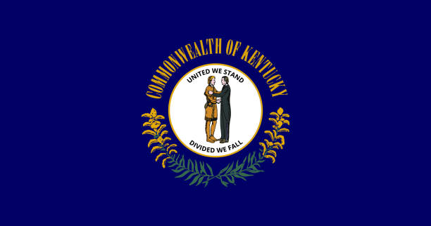istock Flag of the USA State of Kentucky, vector 1175921059