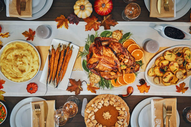 istock Traditional Holiday Stuffed Turkey Dinner 1175925731