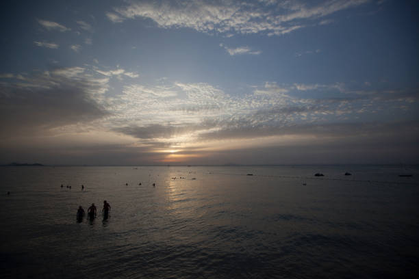 Sunset on the Mediterranean Sea Spain