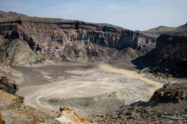 istock Aso volcano mountain at Kumamoto Kyushu Japan 1175932426