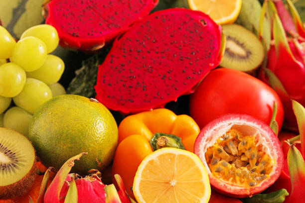istock Fresh fruits and vegetables 1175934561
